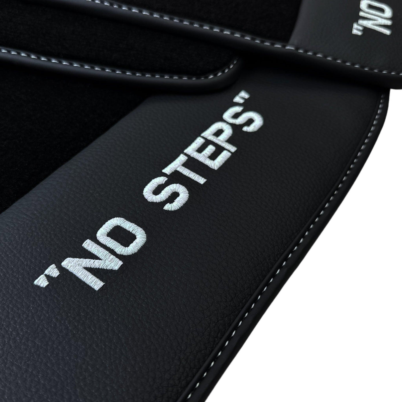 Black Floor Mats For BMW M5 Series F90 No Steps Edition AutoWin Brand - AutoWin