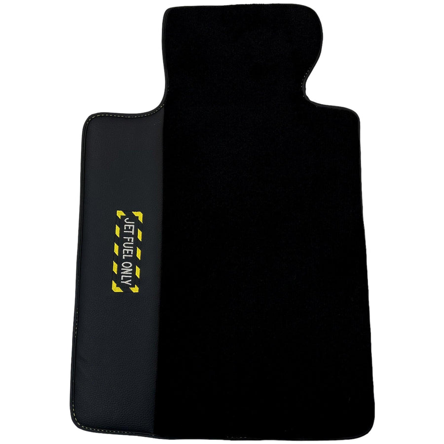 Black Floor Mats For BMW X4 Series F26 | Fighter Jet Edition - AutoWin