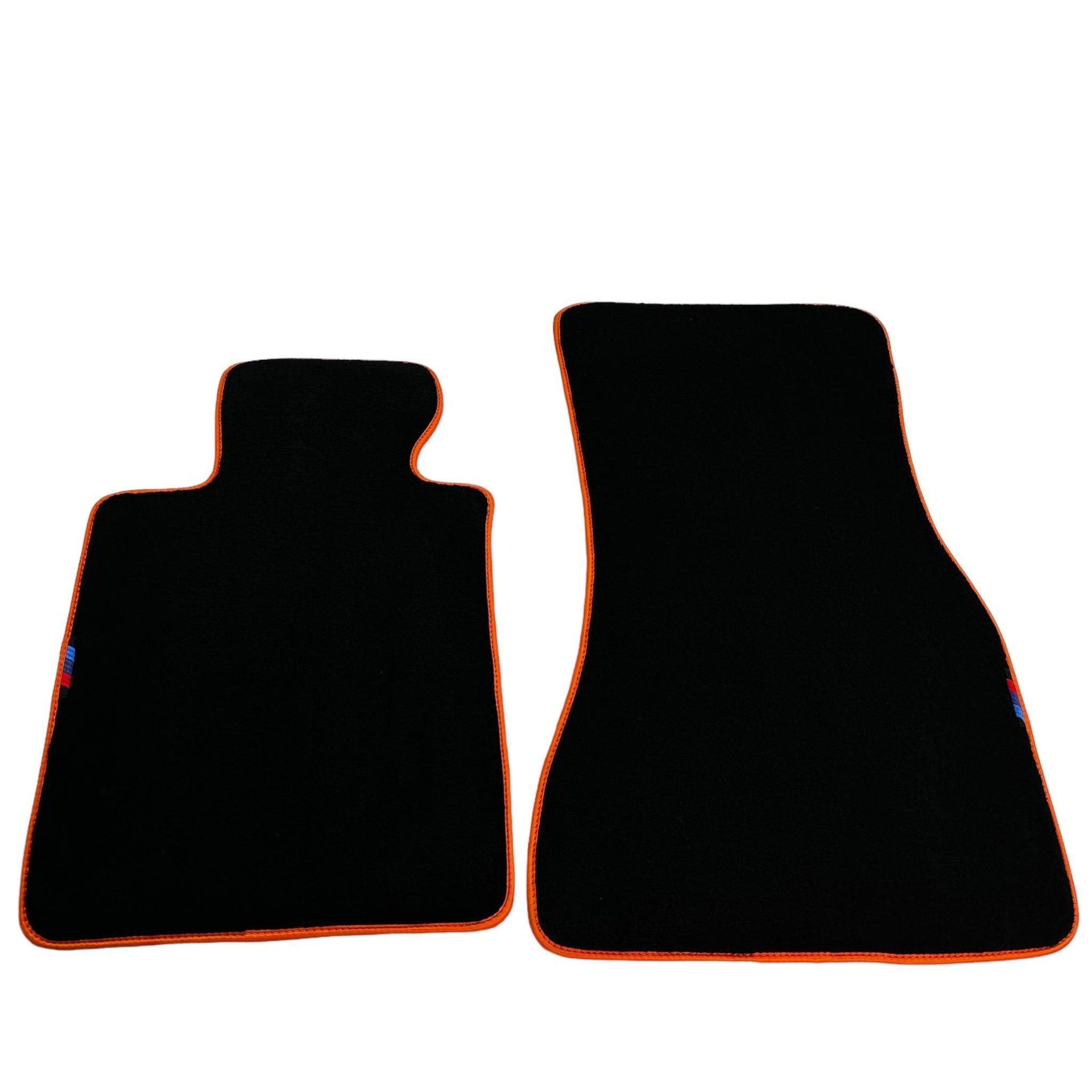 Black Floor Mats For BMW X6 Series G06 | Orange Trim - AutoWin