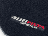 Black Floor Mats For Ferrari 488 Pista Spider 2019-2021 - AutoWin