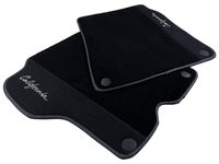 Black Floor Mats For Ferrari California 2008-2014 With Alcantara - AutoWin