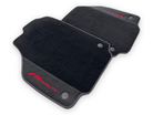 Black Floor Mats For Ferrari F8 Tributo 2019-2022 With Alcantara Leather - AutoWin