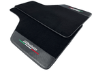 Black Floor Mats for Lamborghini Diablo 1990-2001 With Carbon Fiber Leather - AutoWin