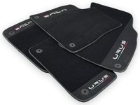 Black Floor Mats For Lamborghini Urus With Alcantara Leather - AutoWin