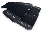 Black Floor Mats For Lamborghini Urus With Alcantara Leather - AutoWin