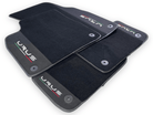 Black Floor Mats For Lamborghini Urus With Alcantara Leather - AutoWin