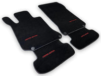 Black Floor Mats For Mercedes Benz E-Class S213 All Terrain (2020-2023) | Fighter Jet Edition - AutoWin