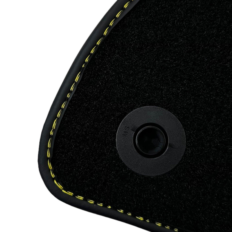Black Floor Mats For Mercedes Benz E-Class S213 Estate (2016-2020) | Fighter Jet Edition - AutoWin