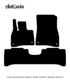 Black Floor Mats For Mercedes Benz EQE-Class X294 (2023-2024) | AutoWin Edition - AutoWin