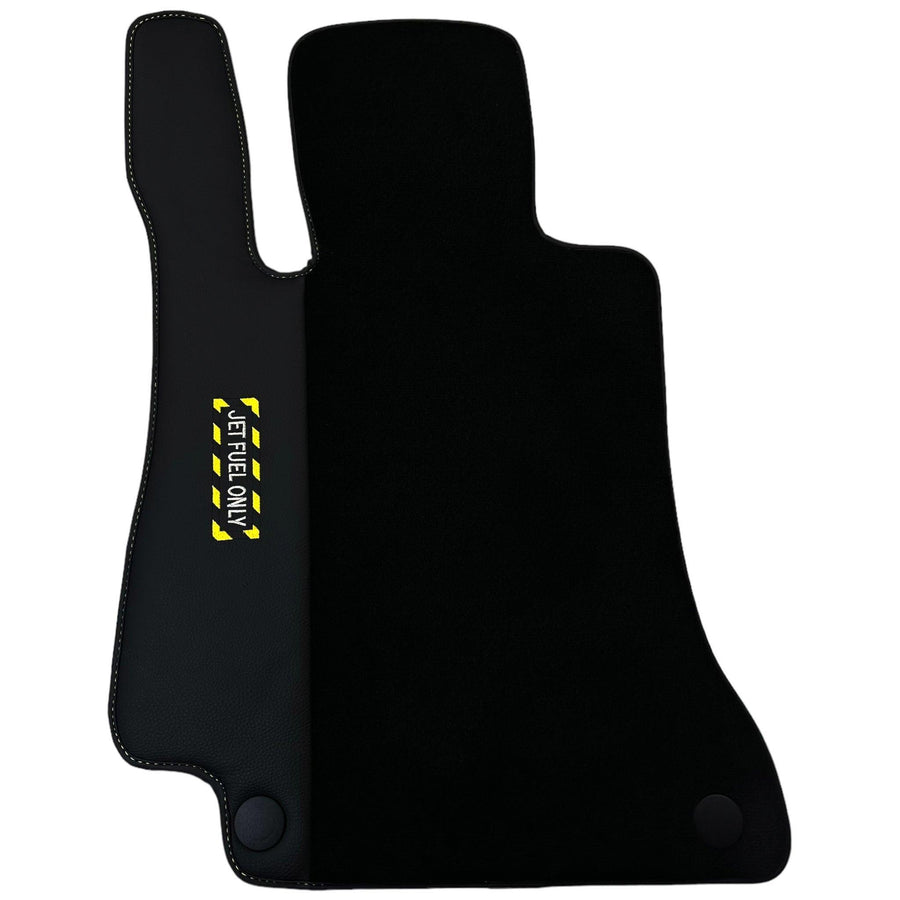Customizable Black Floor Mats For Mercedes Benz EQS-Class X296 (2022-2023) - AutoWin