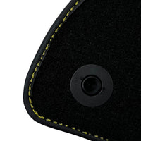 Black Floor Mats For Mercedes Benz GLA-Class X156 (2013-2017) | Fighter Jet Edition - AutoWin