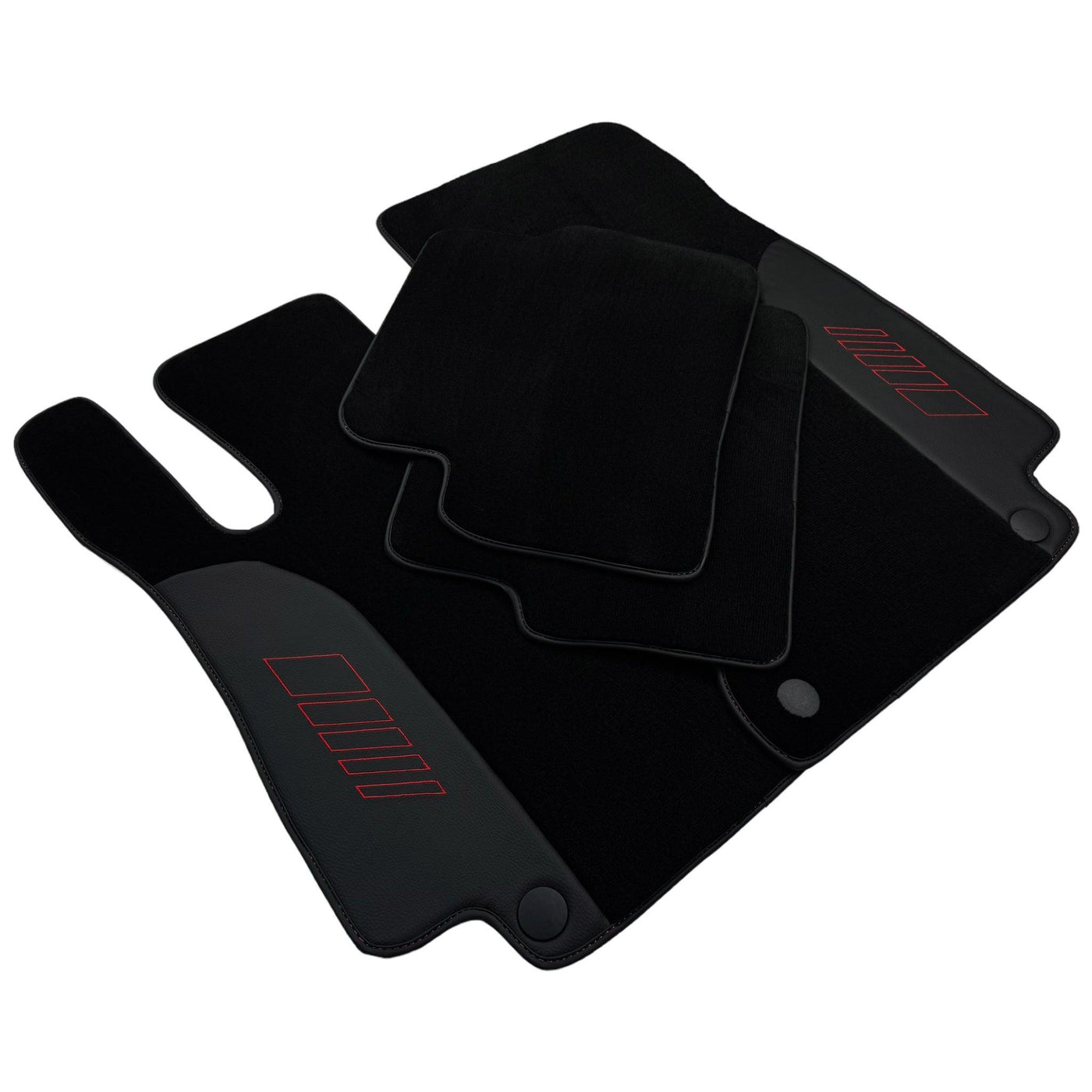 Black Floor Mats For Mercedes Benz S-Class W140 (1991-1998) | AutoWin Edition - AutoWin