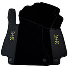 Black Floor Mats For Mercedes Benz S-Class W221 (2005-2013) Long Wheelbase | Fighter Jet Edition - AutoWin