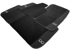 Black Floor Mats for Rolls Royce Shadow 1965-1977 Fluorescent - AutoWin