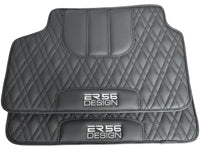 Black Leather Floor Mats For BMW 1 Series F20 Er56 Design - AutoWin