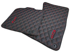 Black Leather Floor Mats for Porsche Macan GTS - AutoWin