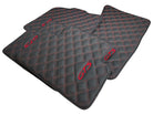 Black Leather Floor Mats for Porsche Macan GTS - AutoWin