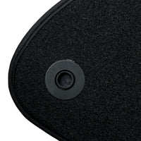 Black Luxury Floor Mats For Mercedes Benz C-Class C205 Coupe (2015-2018) | ER56 Design - AutoWin