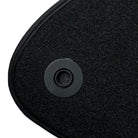 Black Luxury Floor Mats For Mercedes Benz CLK-Class C209 Coupe (2002-2009) | ER56 Design - AutoWin