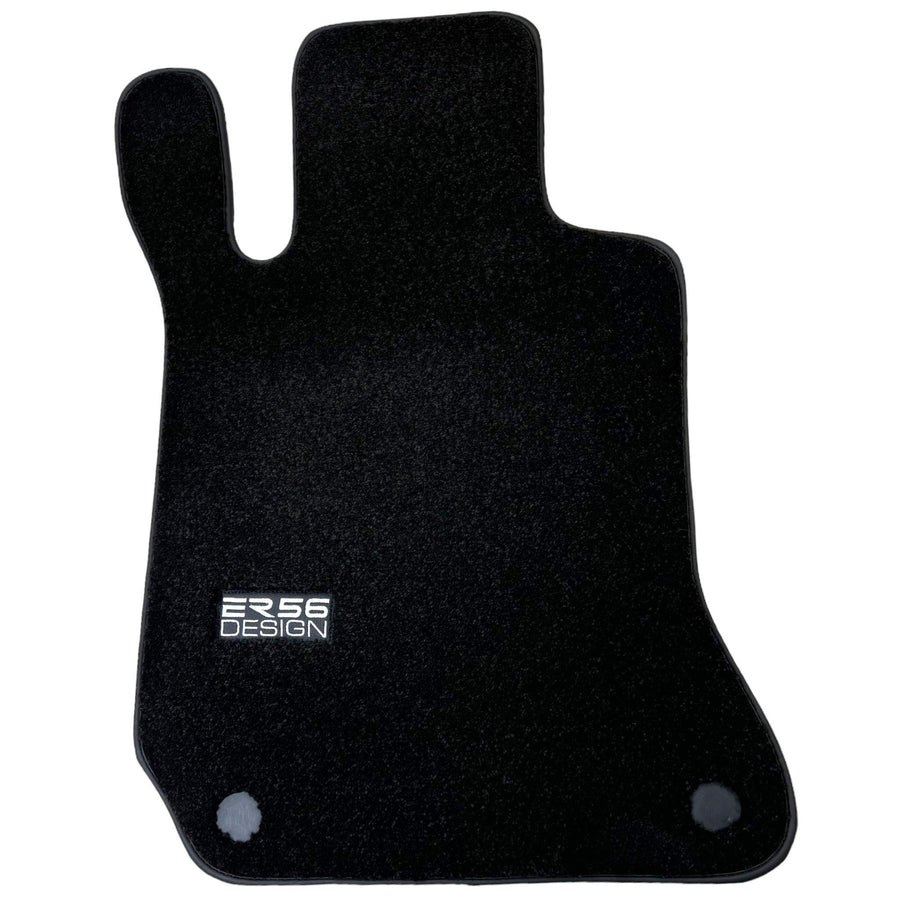 Black Luxury Floor Mats For Mercedes Benz EQS-Class X296 (2022-2023) | ER56 Design - AutoWin
