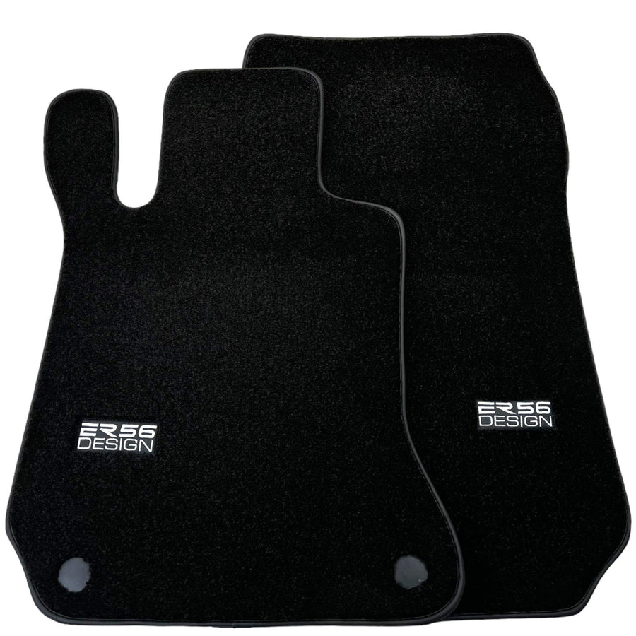 Black Luxury Floor Mats For Mercedes Benz S-Class A217 Convertible (2014-2023) | ER56 Design - AutoWin