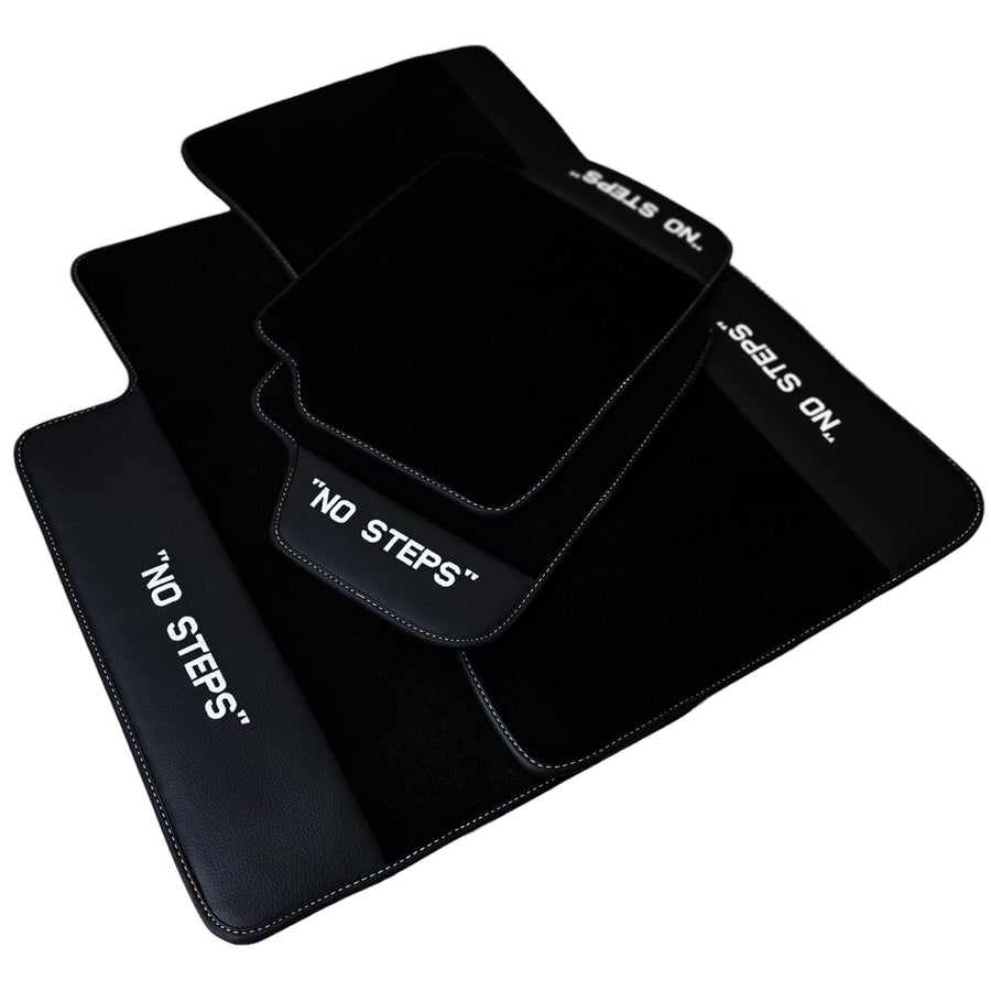 Black Mats For BMW 5 Series E28 Sedan No Steps Edition - AutoWin