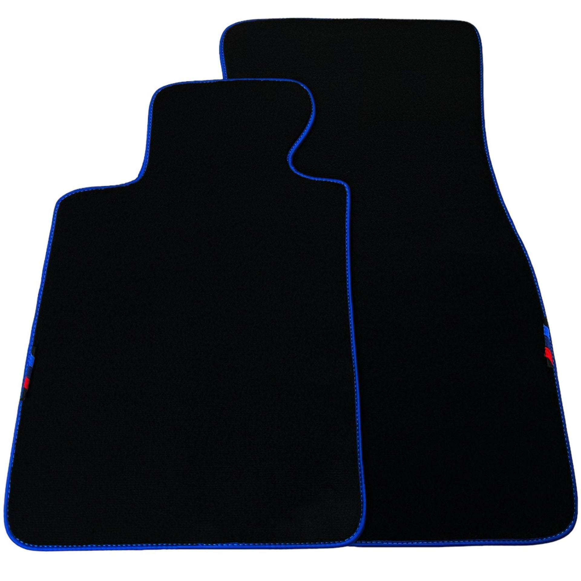 Black Mats For BMW M3 E36 | Blue Trim - AutoWin