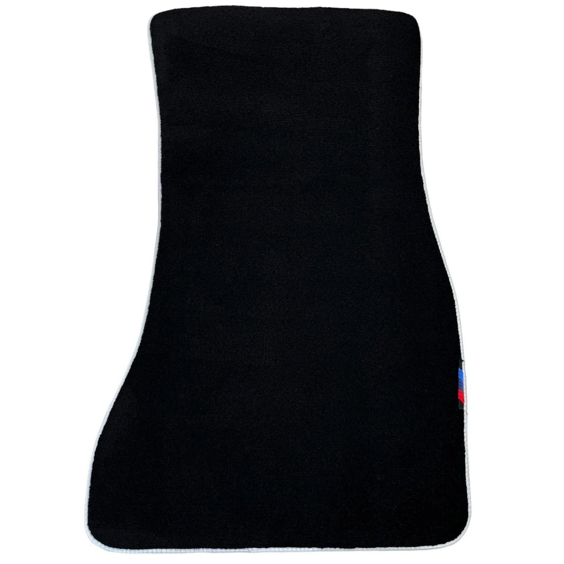 Black Mats For BMW M3 E36 | White Trim - AutoWin