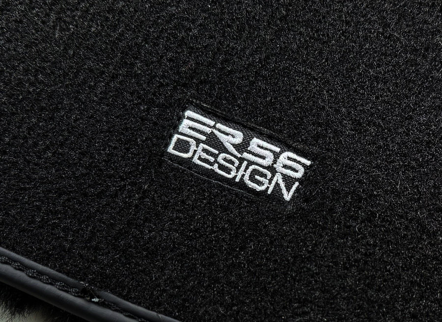 Black Sheepskin Floor Floor Mats For BMW 4 Series F32 - AutoWin