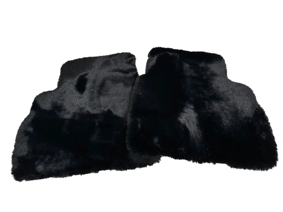 Black Sheepskin Floor Mats For Mercedes Benz E-Class W214 Sedan (2023-2024) | ER56 Design - AutoWin