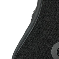 Black Sheepskin Floor Mats For Mercedes Benz X-Class W470 (2017-2023) | ER56 Design - AutoWin