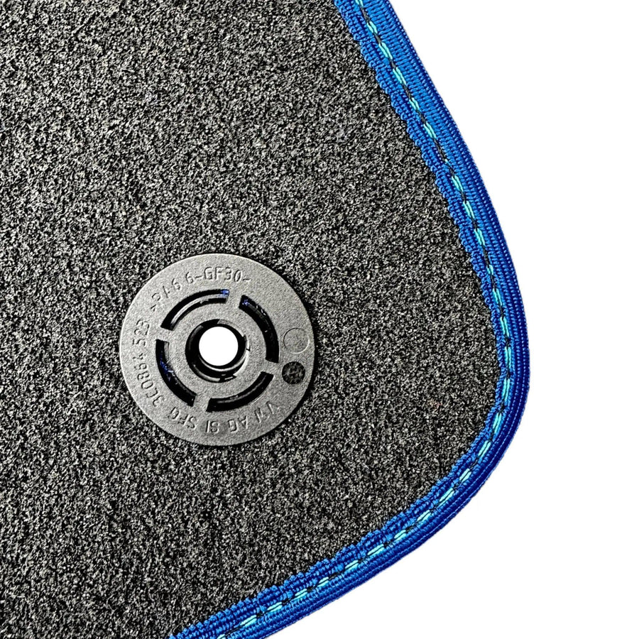 Blue Floor Mats For Bentley Flying Spur (2013-2019) - AutoWin