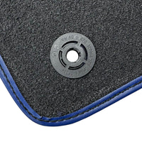 Blue Floor Mats For Bentley Mulsanne (2010-2020) with Leather - AutoWin