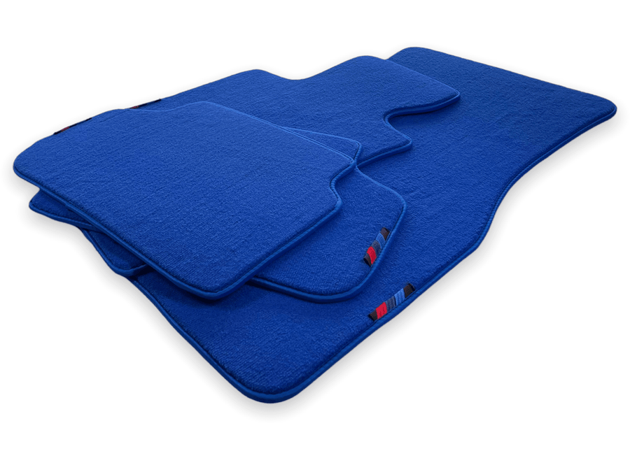 Blue Floor Mats For BMW X4M Series F98 With M Package - AutoWin