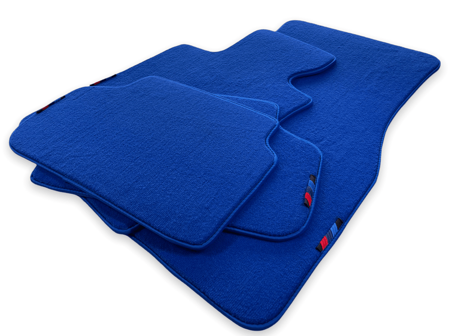Blue Floor Mats For BMW X4M Series F98 With M Package - AutoWin
