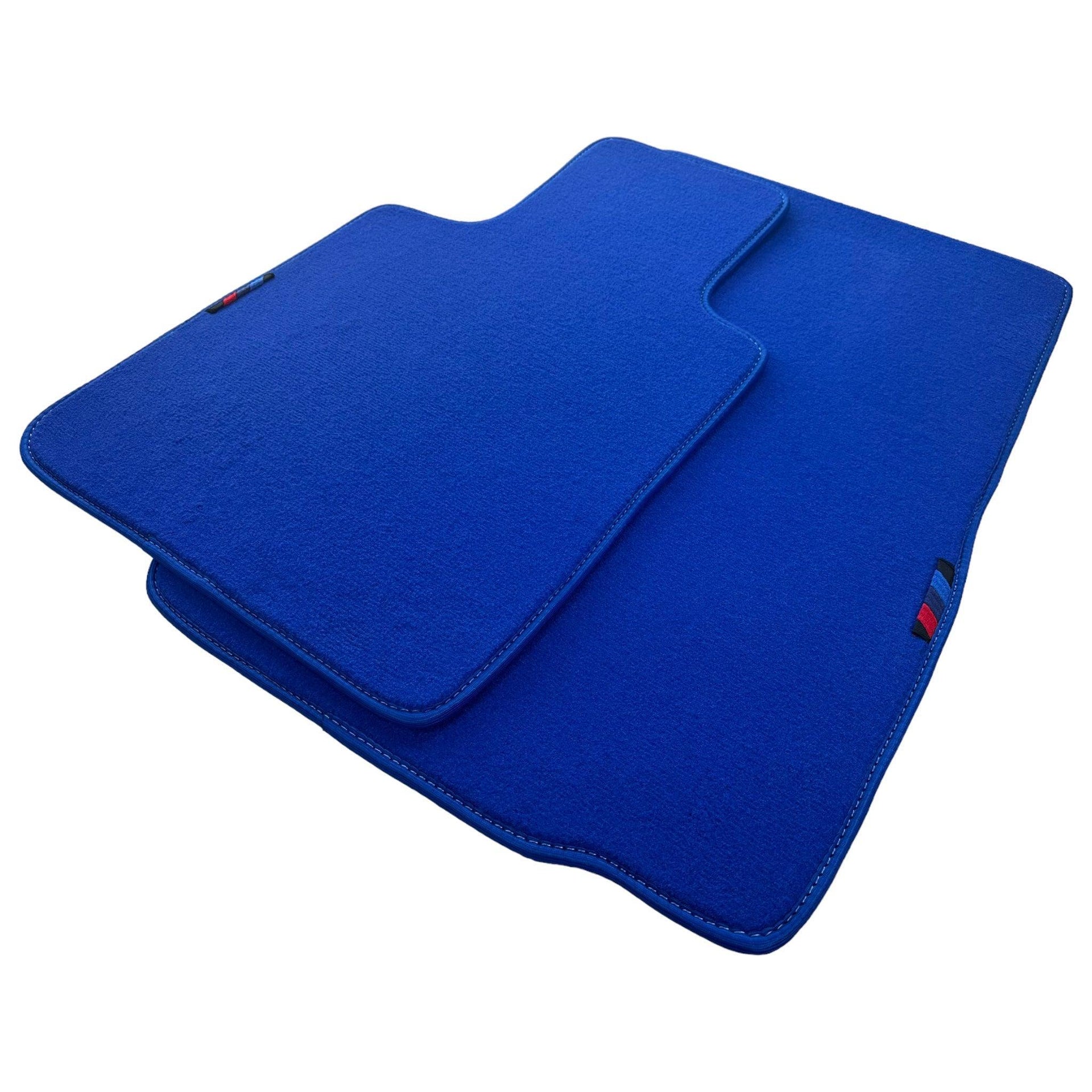 Blue Floor Mats For BMW Z4 Series E85 Convertible (2003-2008) With M Package - AutoWin
