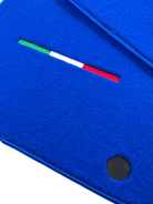 Blue Floor Mats For Ferrari 599 Coupe 2006-2012 Italian Edition - AutoWin