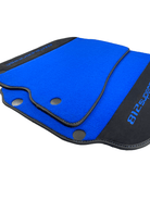 Blue Floor Mats For Ferrari 812 Superfast With Alcantara Leather - AutoWin