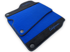 Blue Floor Mats For Ferrari California 2008-2014 With Alcantara - AutoWin