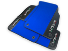 Blue Floor Mats For Lamborghini Urus With Carbon Leather - AutoWin