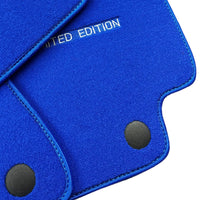 Blue Floor Mats For Mercedes Benz A-Class W177 Hatchback Hybrid (2019-2023) | Limited Edition - AutoWin