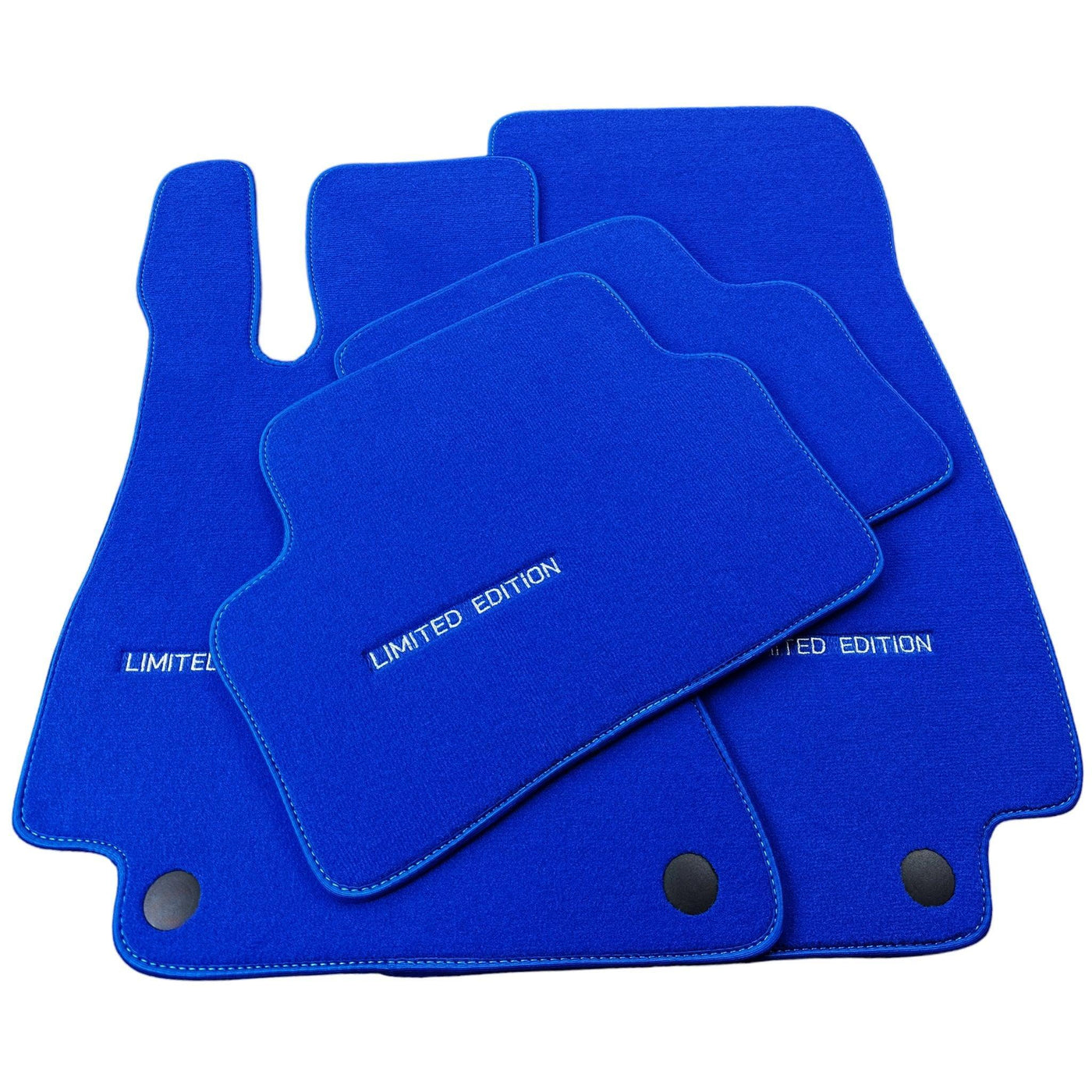 Blue Floor Mats For Mercedes Benz R-Class V251 (2005-2013) Long Wheelbase | Limited Edition - AutoWin