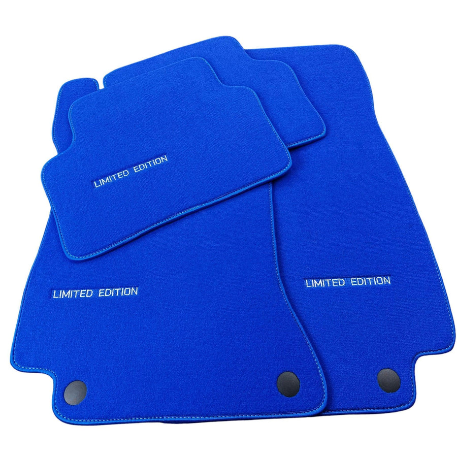 Blue Floor Mats For Mercedes Benz R-Class V251 (2005-2013) Long Wheelbase | Limited Edition - AutoWin