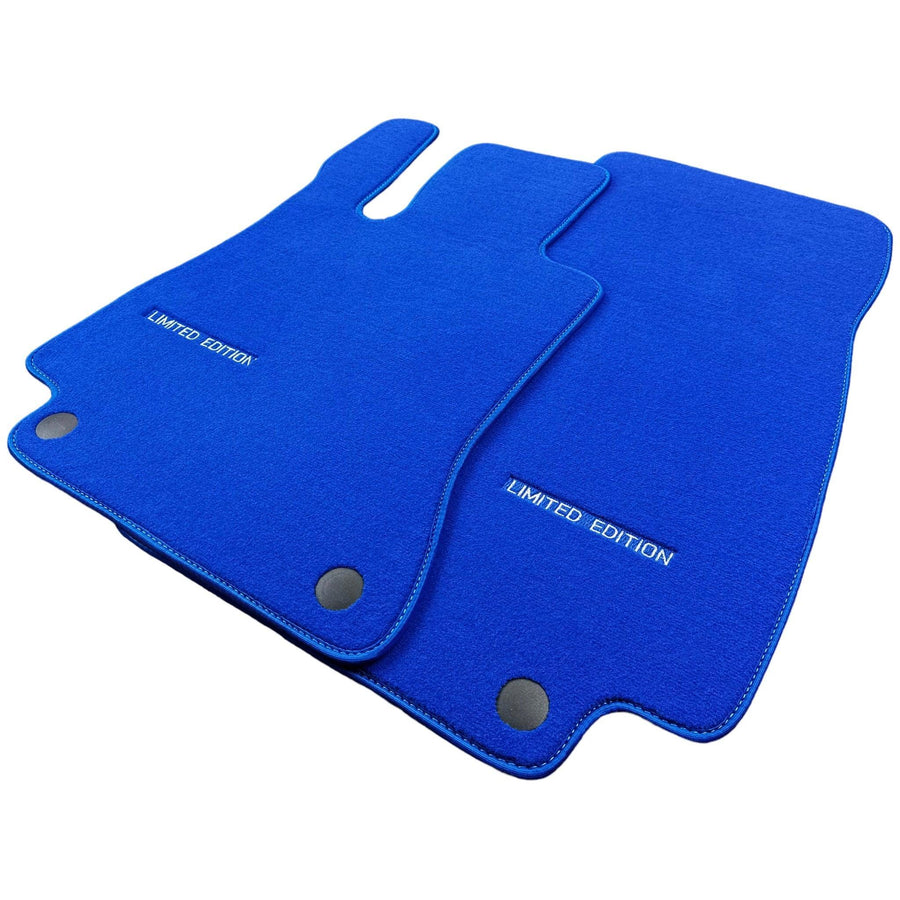 Blue Floor Mats For Mercedes Benz S-Class W126 (1979-1991) | Limited Edition - AutoWin
