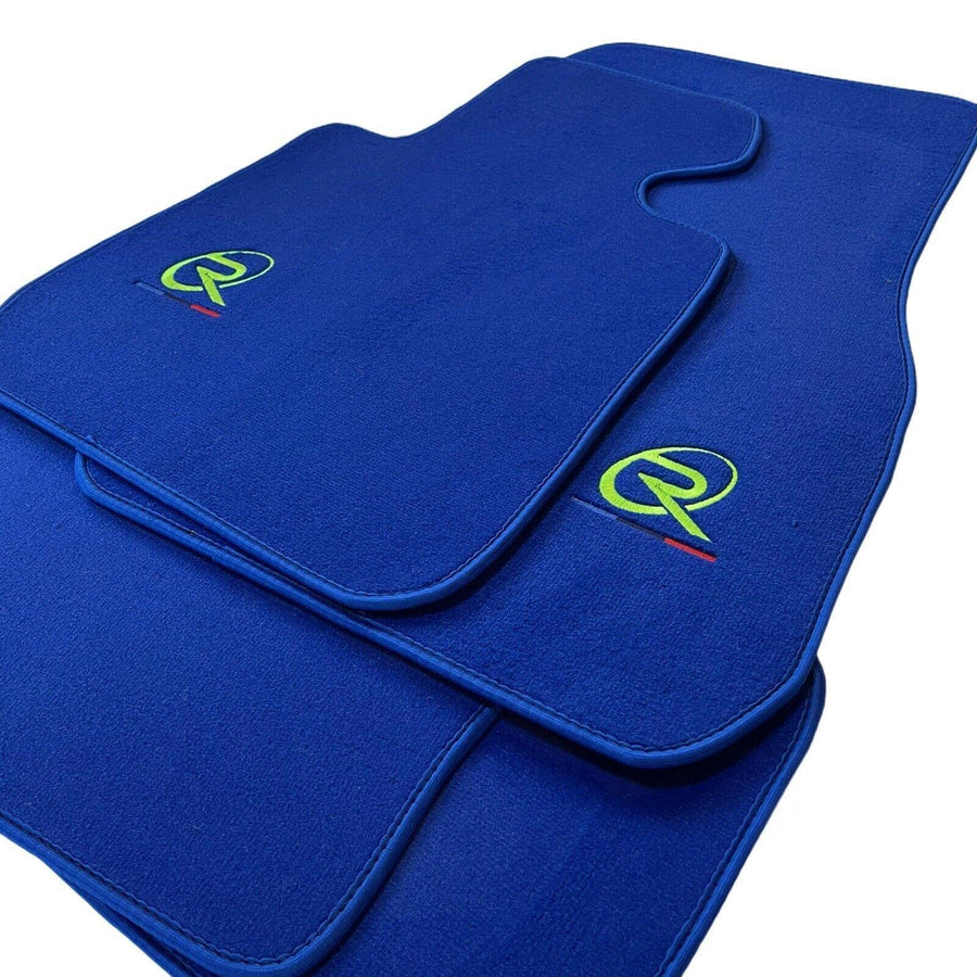 Blue Mats For BMW M3 E46 Tailored Set Perfect Fit - AutoWin