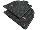 Carbon Leather Floor Mats for Lamborghini Aventador SVJ Limited Edition - AutoWin
