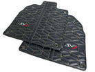 Carbon Leather Floor Mats for Lamborghini Aventador SVJ Limited Edition - AutoWin