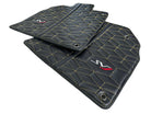 Carbon Leather Floor Mats for Lamborghini Aventador SVJ Limited Edition - AutoWin
