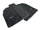 Carbon Leather Floor Mats for Lamborghini Aventador SVJ Limited Edition - AutoWin