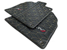Carbon Leather Floor Mats for Lamborghini Aventador SVJ Limited Edition - AutoWin